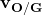 \mathbf{v_{O/G}}