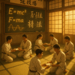 20250814 1829 Physics Dojo Collaboration simple compose 01k2nehm2ae5rsfqhvda7418av Train Like a Champion – College Physics Help from Your Digital Sensei Step into the Physics Dojo and transform how you learn. Physics Sensei isn’t just another tutoring site—it’s your personal training ground for mastering college physics.