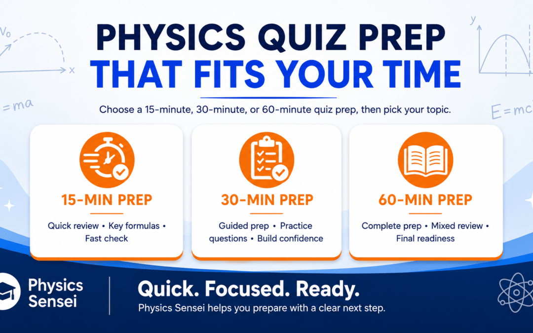 physics exam prep