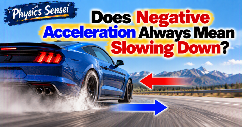 Does Negative Acceleration Always Mean Slowing Down?