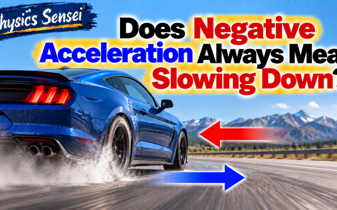 Does Negative Acceleration Always Mean Slowing Down?