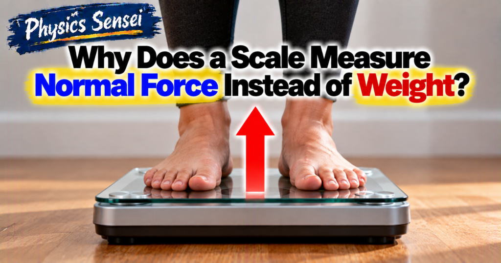Why Does a Scale Measure Normal Force Instead of Weight?