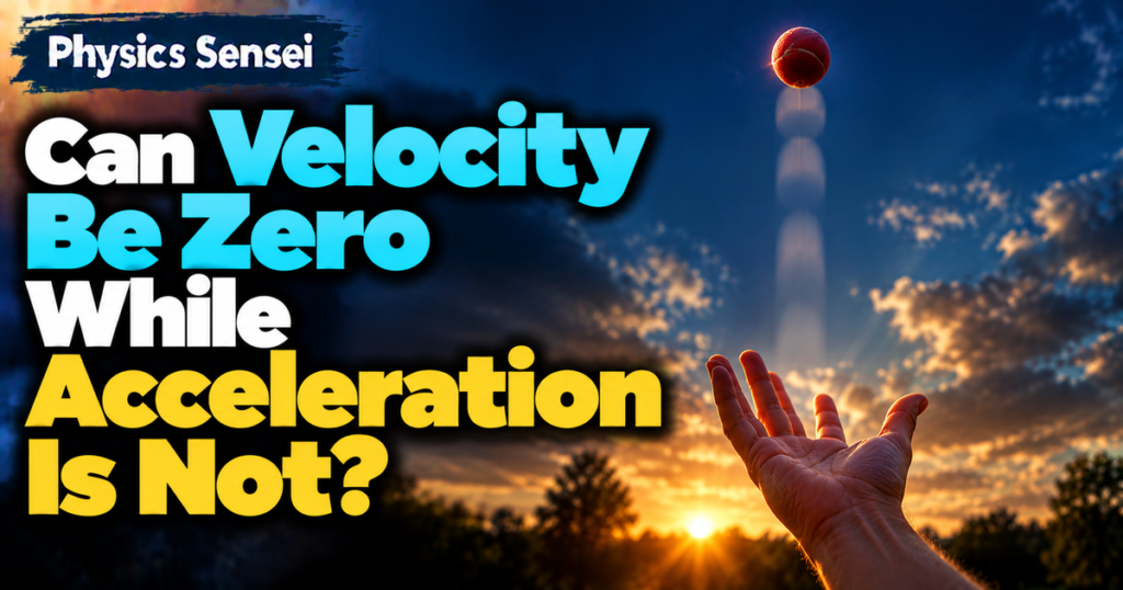 Can Velocity Be Zero While Acceleration Is Not?
