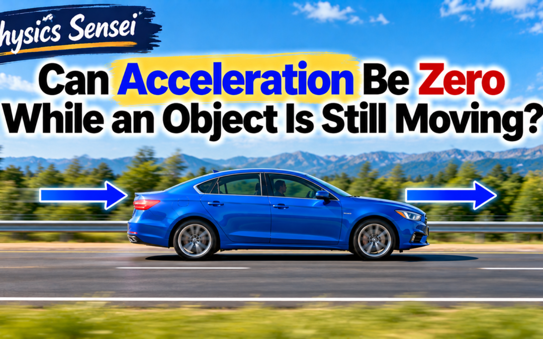 Can Acceleration Be Zero While an Object Is Still Moving?