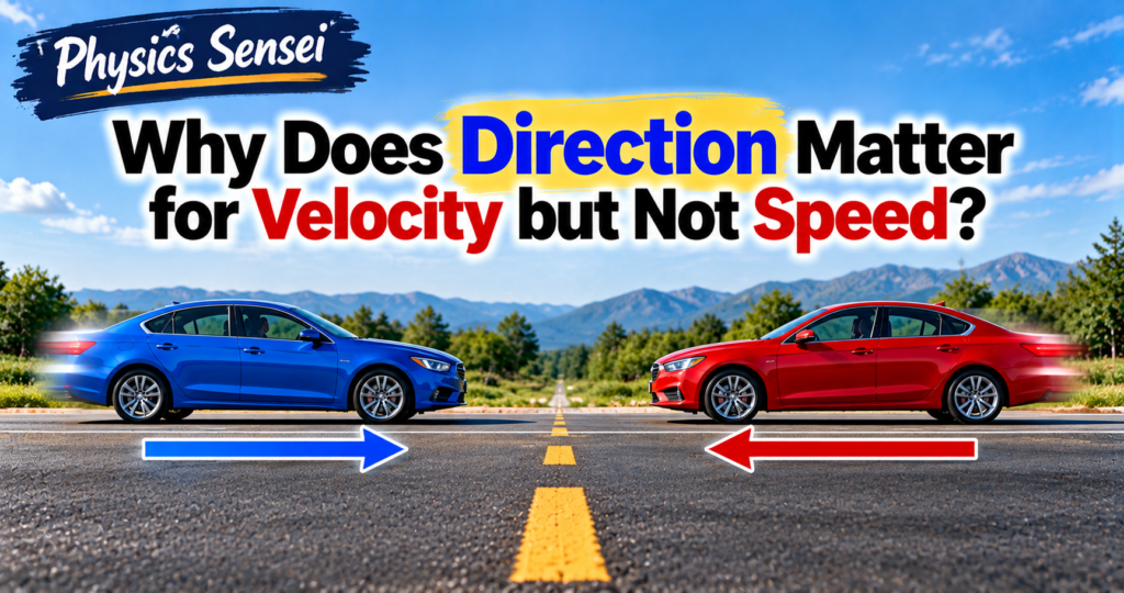 Why Does Direction Matter for Velocity but Not Speed?