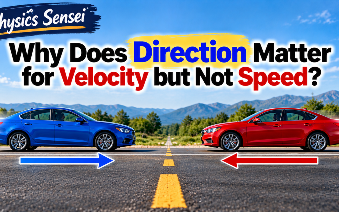 Why Does Direction Matter for Velocity but Not Speed?