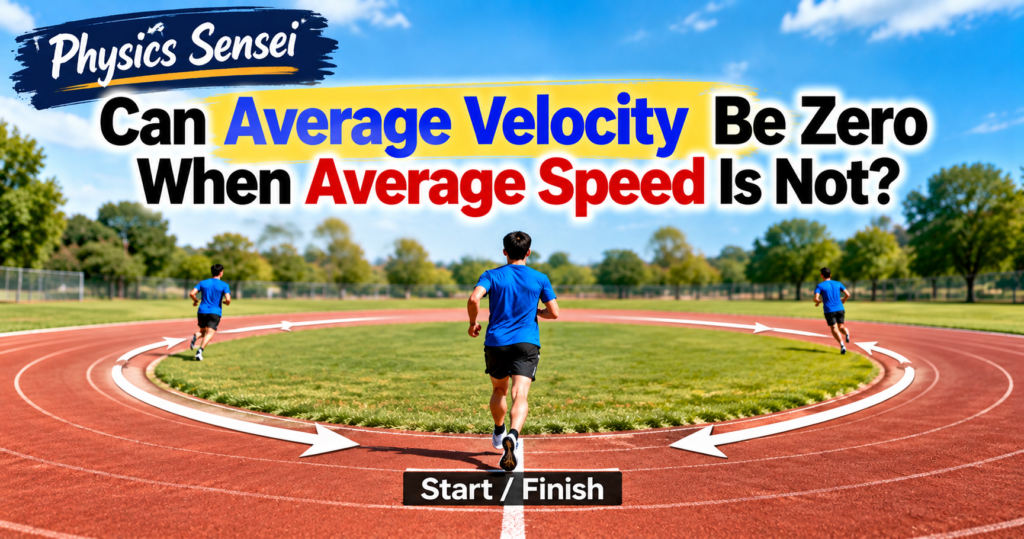 Can Average Velocity Be Zero When Average Speed Is Not?