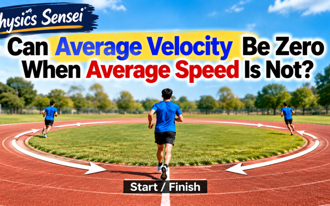 Can Average Velocity Be Zero When Average Speed Is Not?