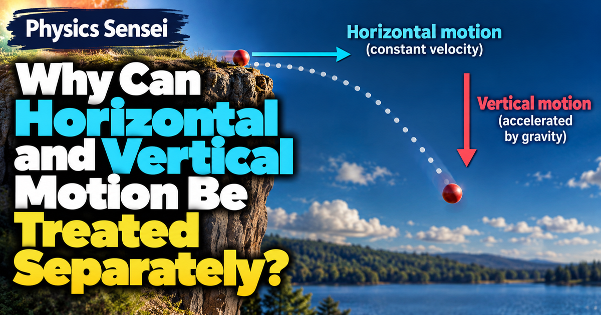 Why Can Horizontal and Vertical Motion Be Treated Separately?