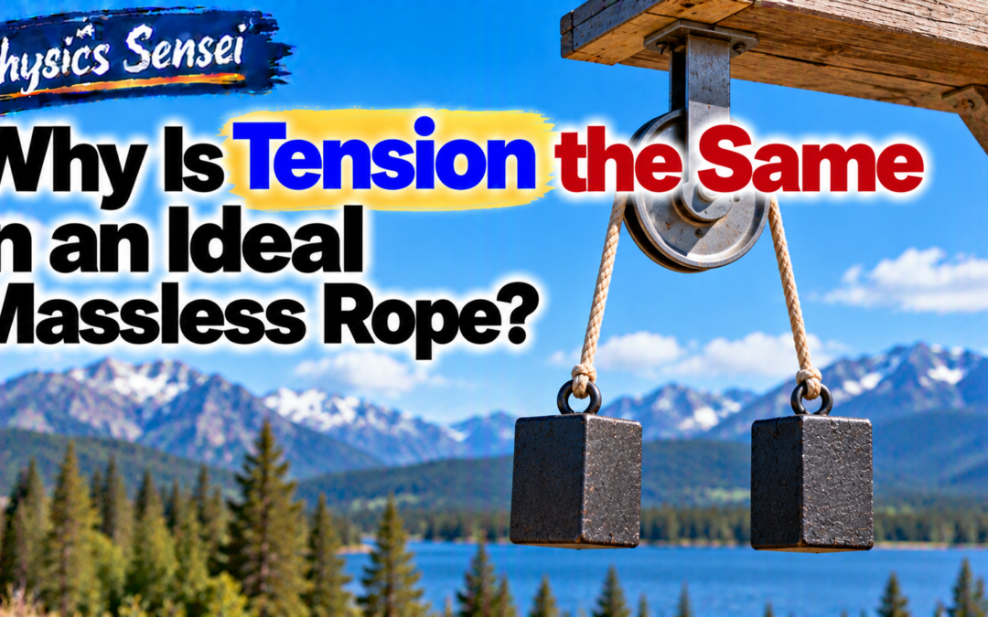 Why Is Tension the Same in an Ideal Massless Rope?
