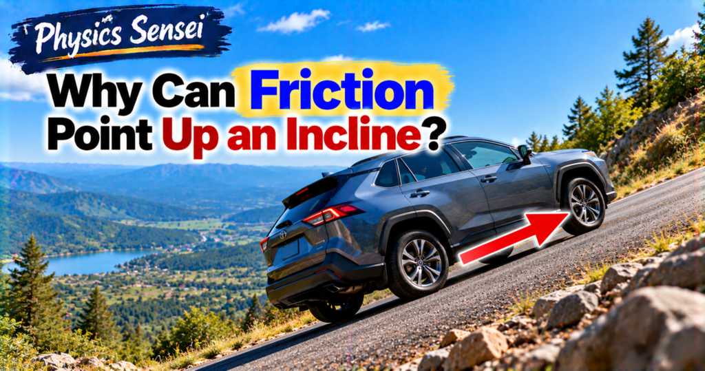 Why Can Friction Point Up an Incline?