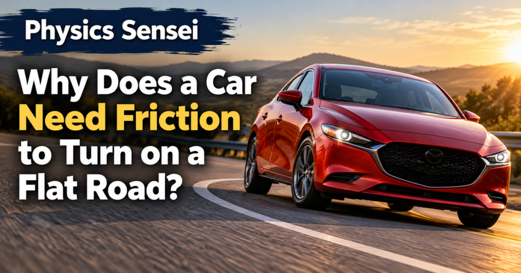 Why Does a Car Need Friction to Turn on a Flat Road?