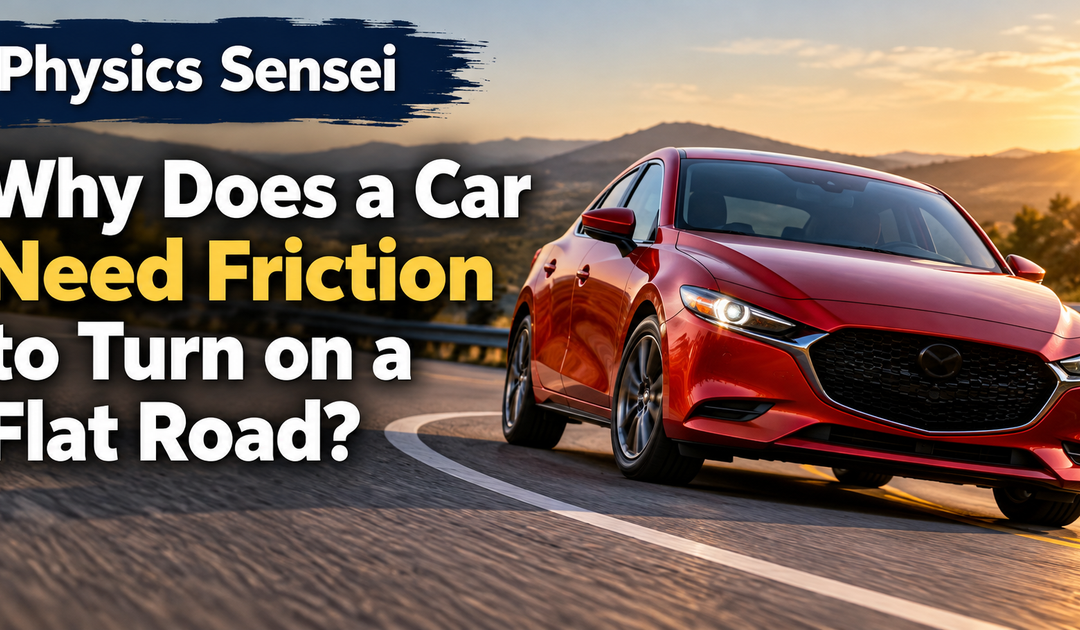 Why Does a Car Need Friction to Turn on a Flat Road?
