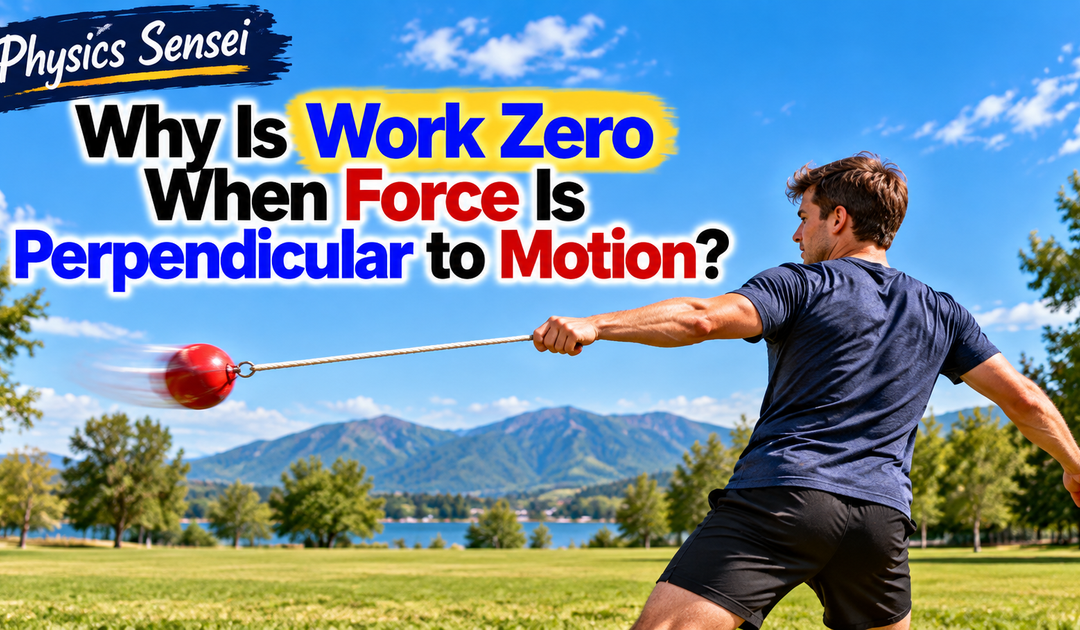 Why Is Work Zero When Force Is Perpendicular to Motion?