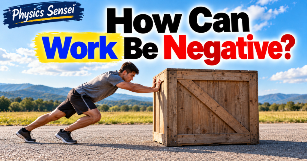 How Can Work Be Negative?