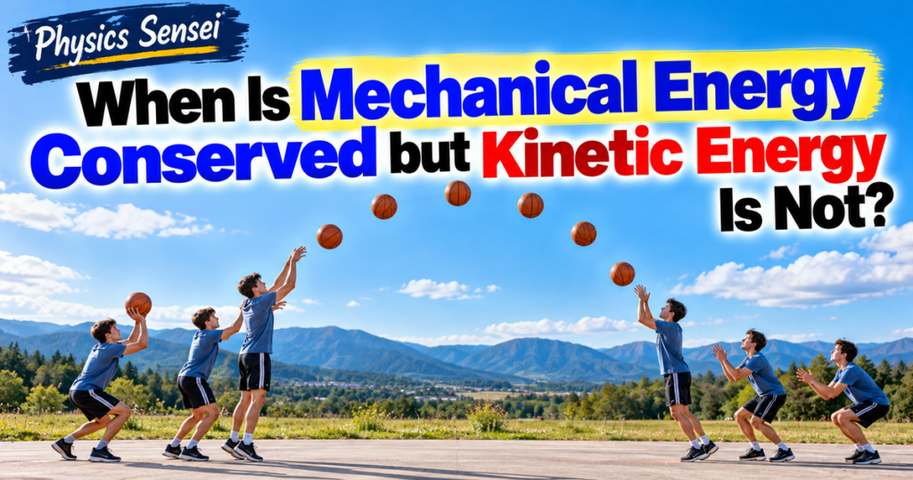 When Is Mechanical Energy Conserved but Kinetic Energy Is Not?