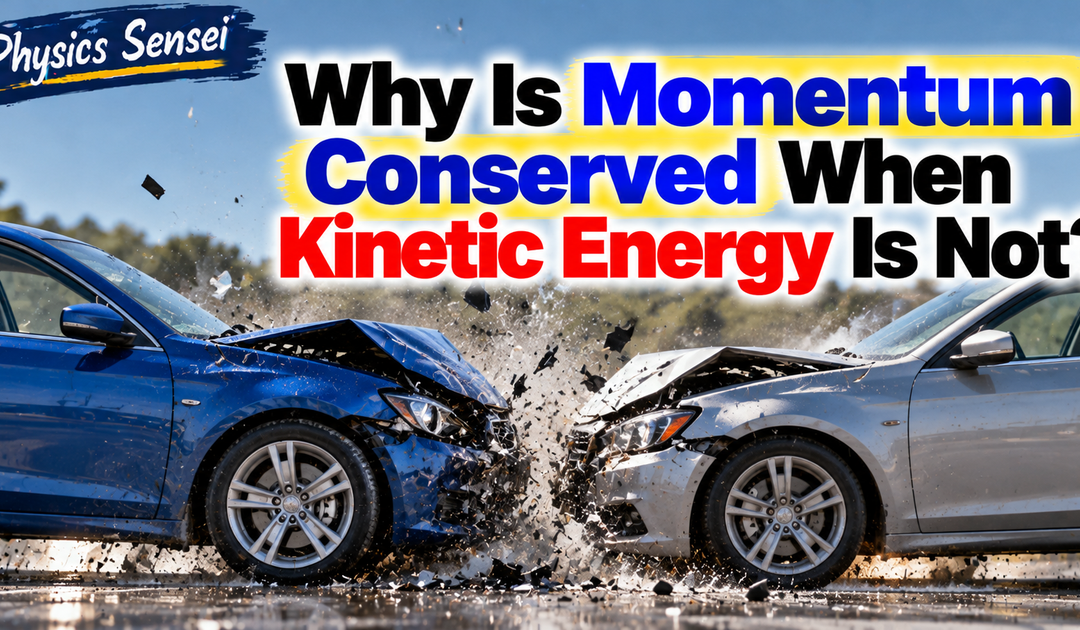 Why Is Momentum Conserved When Kinetic Energy Is Not?