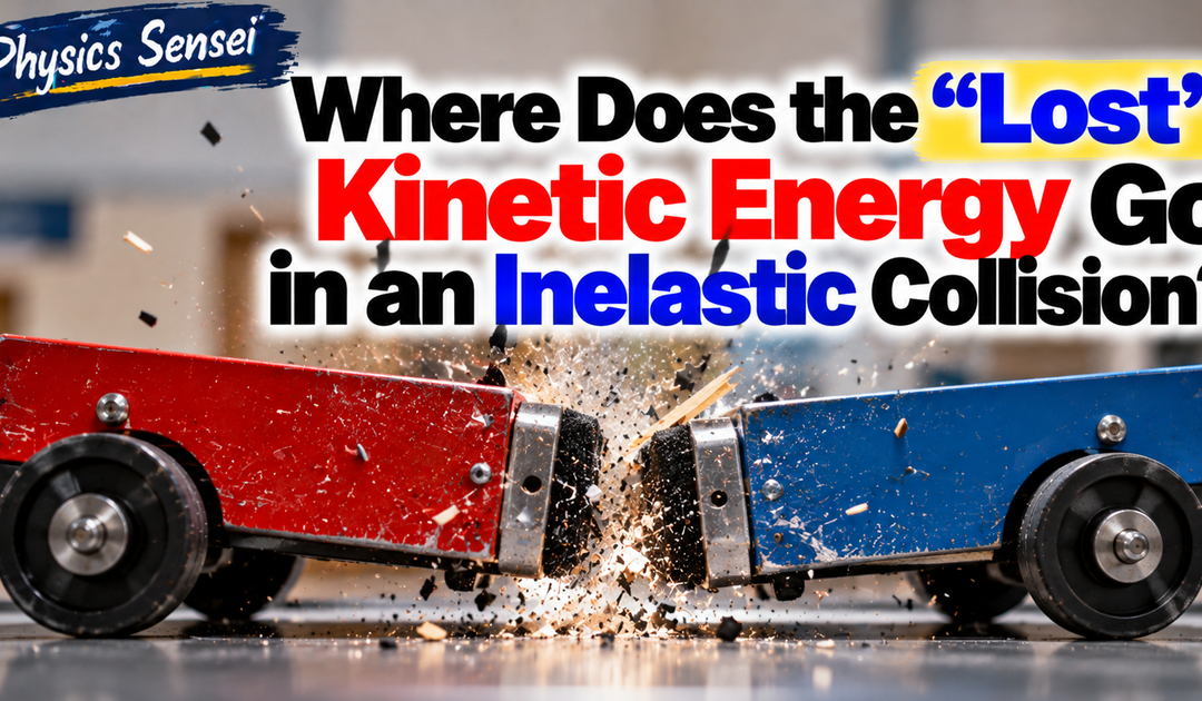 Where Does the “Lost” Kinetic Energy Go in an Inelastic Collision?