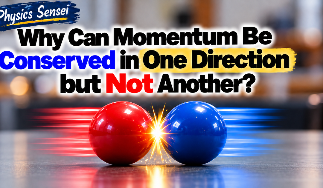 Why Can Momentum Be Conserved in One Direction but Not Another?
