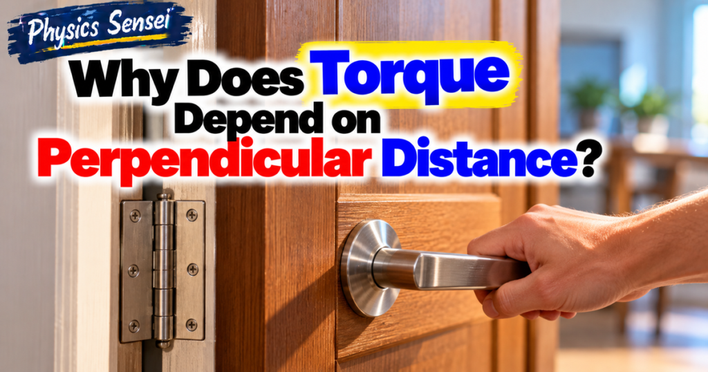 Why Does Torque Depend on Perpendicular Distance?