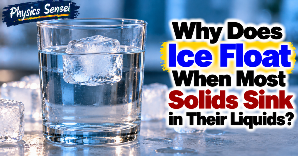 Why Does Ice Float When Most Solids Sink in Their Liquids?