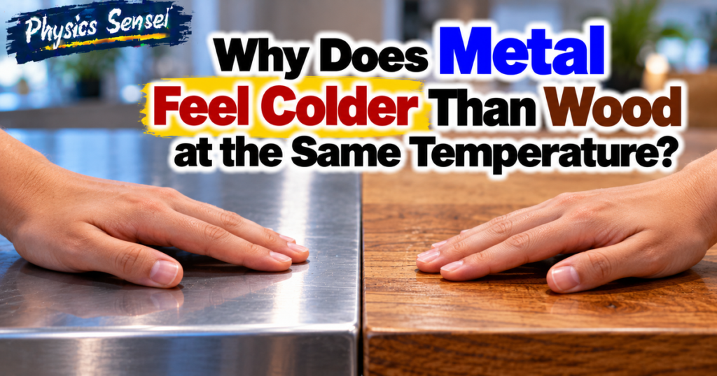 Why Does Metal Feel Colder Than Wood at the Same Temperature?