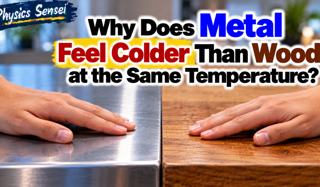 Why Does Metal Feel Colder Than Wood at the Same Temperature?