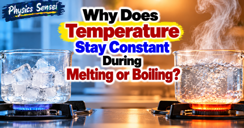Why Does Temperature Stay Constant During Melting or Boiling?
