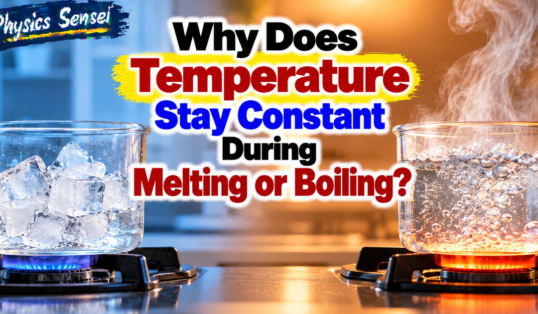 Why Does Temperature Stay Constant During Melting or Boiling?