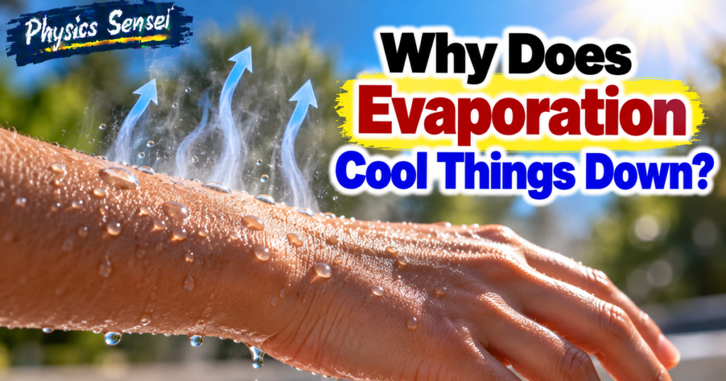 Why Does Evaporation Cool Things Down?