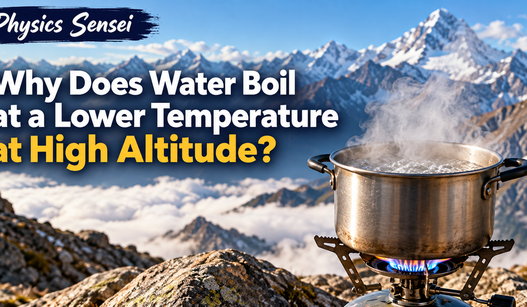 Why Does Water Boil at a Lower Temperature at High Altitude?