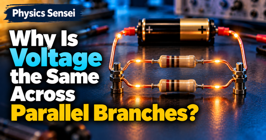Why Is Voltage the Same Across Parallel Branches?