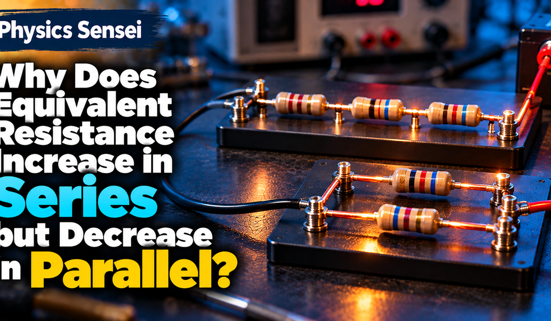 Why Does Equivalent Resistance Increase in Series but Decrease in Parallel?
