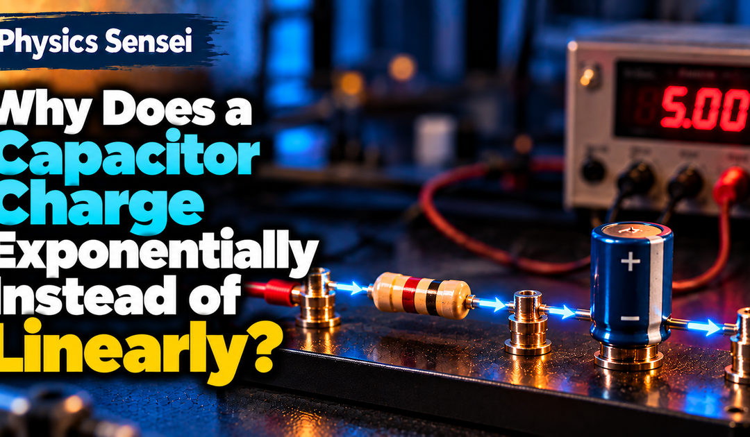 Why Does a Capacitor Charge Exponentially Instead of Linearly?