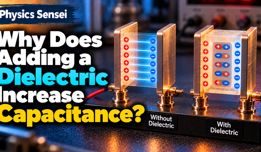 Why Does Adding a Dielectric Increase Capacitance?