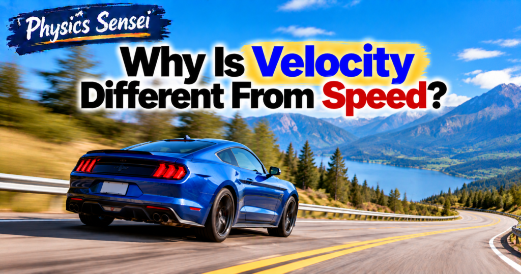 Why Is Velocity Different From Speed?