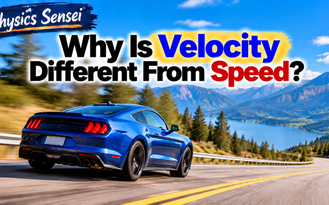 Why Is Velocity Different From Speed?