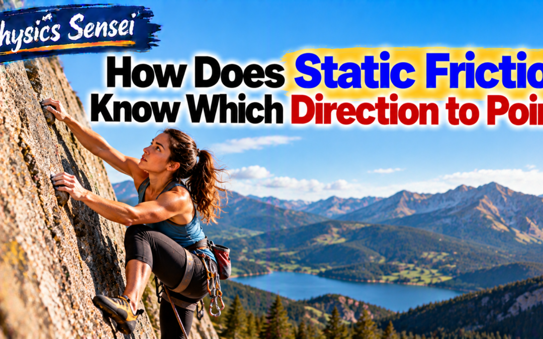 How Does Static Friction Know Which Direction to Point?